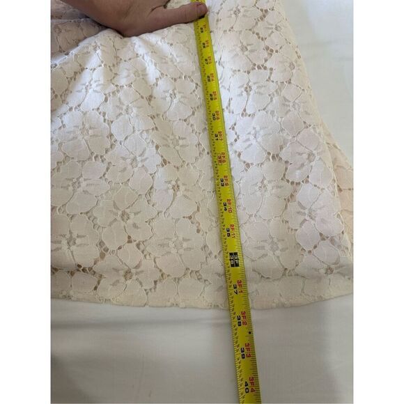 Adrianna Papell Size 16 Short Sleeve Lace Shift - Picture 7 of 9